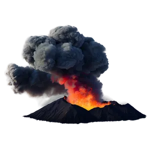 Volcanic Fire Smoke Png 05252024 PNG image