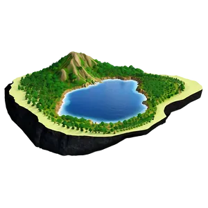 Volcanic Island Landscape Png 25 PNG image