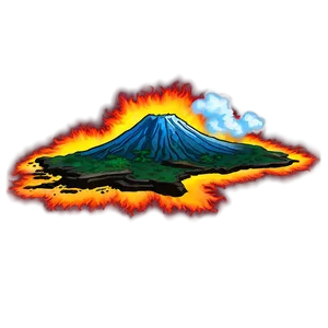 Volcanic Island Paradise Png Sfj67 PNG image