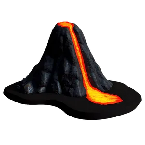 Volcanic Lava Flow Png Ntb98 PNG image