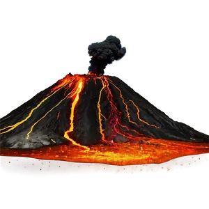 Volcano Eruption Warning Png Glf PNG image