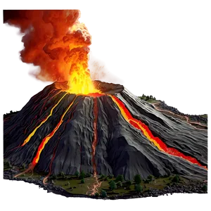 Volcano Geological Formation Png Fyx PNG image