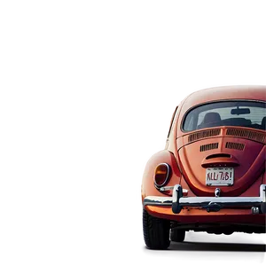 Volkswagen Beetle At Sunset PNG Kne27