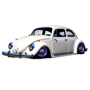 Volkswagen Beetle Festive Decoration PNG Lto