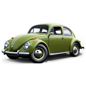 Volkswagen Beetle In Nature Png 06292024 PNG image