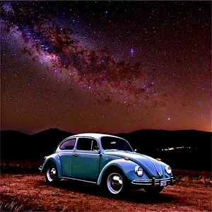 Volkswagen Beetle Under The Stars PNG Uhi78 PNG