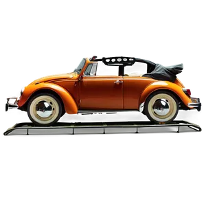 Volkswagen Beetle With Bicycle Rack PNG Edg