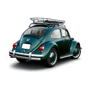 Volkswagen Beetle With Bicycle Rack PNG Uxl25 PNG