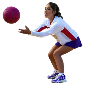 Volleyball Player Hitting Ball Png 06262024 PNG image