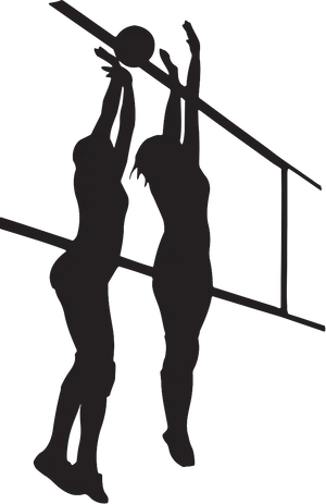 Volleyball Shadow Silhouette PNG image