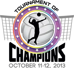 Volleyball Tournament Champions Logo2013 PNG image