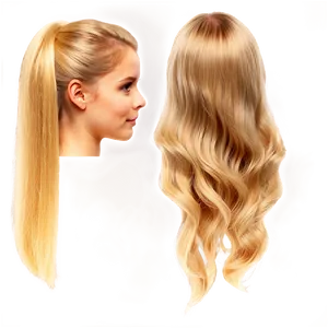 Volume Rich Blond Hair PNG Ovb PNG