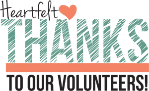 Volunteer Appreciation Graphic PNG image