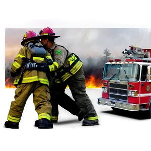 Volunteer Firefighter Png 06122024 PNG image