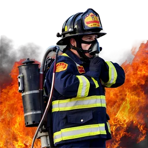 Volunteer Firefighter Png 06122024 PNG image