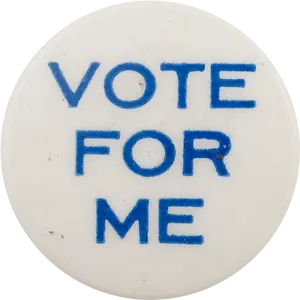 Vote For Me Campaign Button PNG image