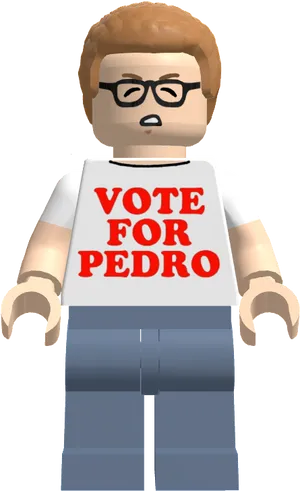 Vote For Pedro Lego Figure.png PNG image