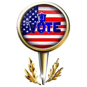 Vote Pin PNG 40 PNG
