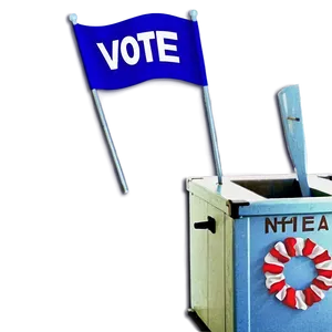 Vote With Flag Png Pgm PNG image