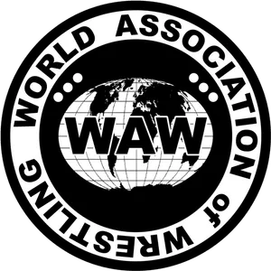 W A W Wrestling Association Logo PNG image