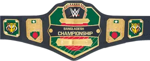 W W E Bangladesh Championship Belt PNG image