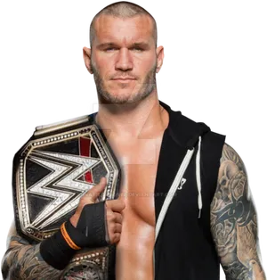 W W E_ Champion_with_ Belt