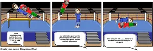 W W E Championship Match Storyboard PNG