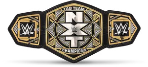 W W E N X T Tag Team Championship Belt PNG