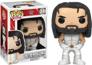 W W E Seth Rollins Funko Pop PNG image