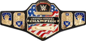 W W E United States Championship Belt PNG image