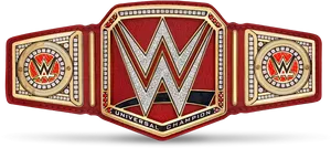 W W E_ Universal_ Championship_ Belt PNG image