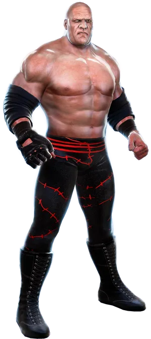 W W E_ Wrestler_ Posing