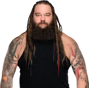 W W E_ Wrestler_with_ Beard_and_ Tattoos