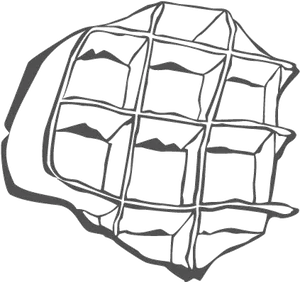 Waffle Sketch Artwork