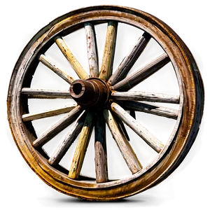 Wagon Wheel In Landscape PNG Coe32