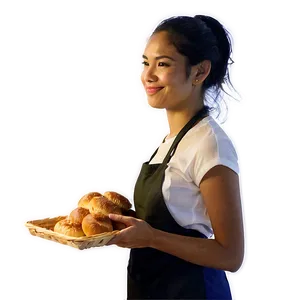 Waitress In Bakery PNG 53