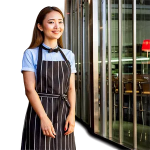 Waitress In Bistro PNG Xqc19 PNG