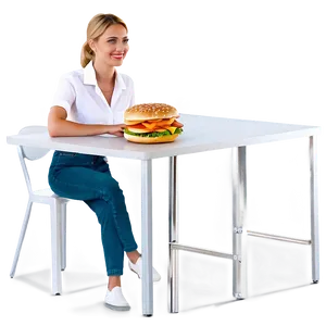Waitress In Fast Food Chain PNG 06272024 PNG