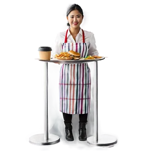 Waitress In Fast Food Chain PNG Hbm PNG