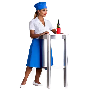 Waitress In Party PNG 06272024
