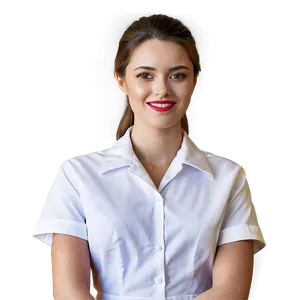 Waitress In Uniform PNG 06272024