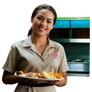 Waitress On Duty PNG 36 PNG