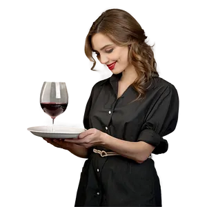 Waitress Pouring Wine Png Lnt PNG image