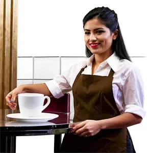 Waitress With Coffee PNG Ggo76 PNG