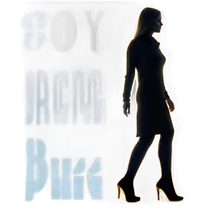 Walking Woman Silhouette Png Auy89 PNG image