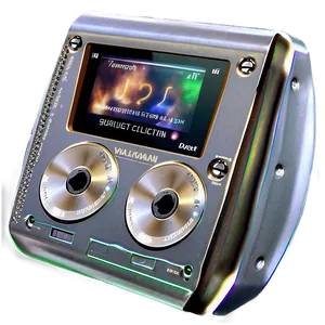 Walkman Tape Player Render Png Ect86 PNG image