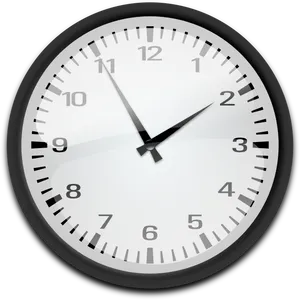 Wall Clock Showing Ten Ten Time