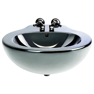 Wall-mounted Bathroom Sink Png 06132024 PNG image