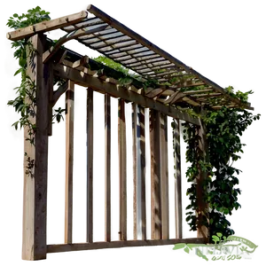 Wall-mounted Pergola Png 06132024 PNG image