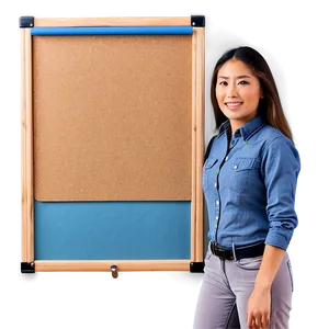 Wall Mounted Pin Board Png 06272024 PNG image